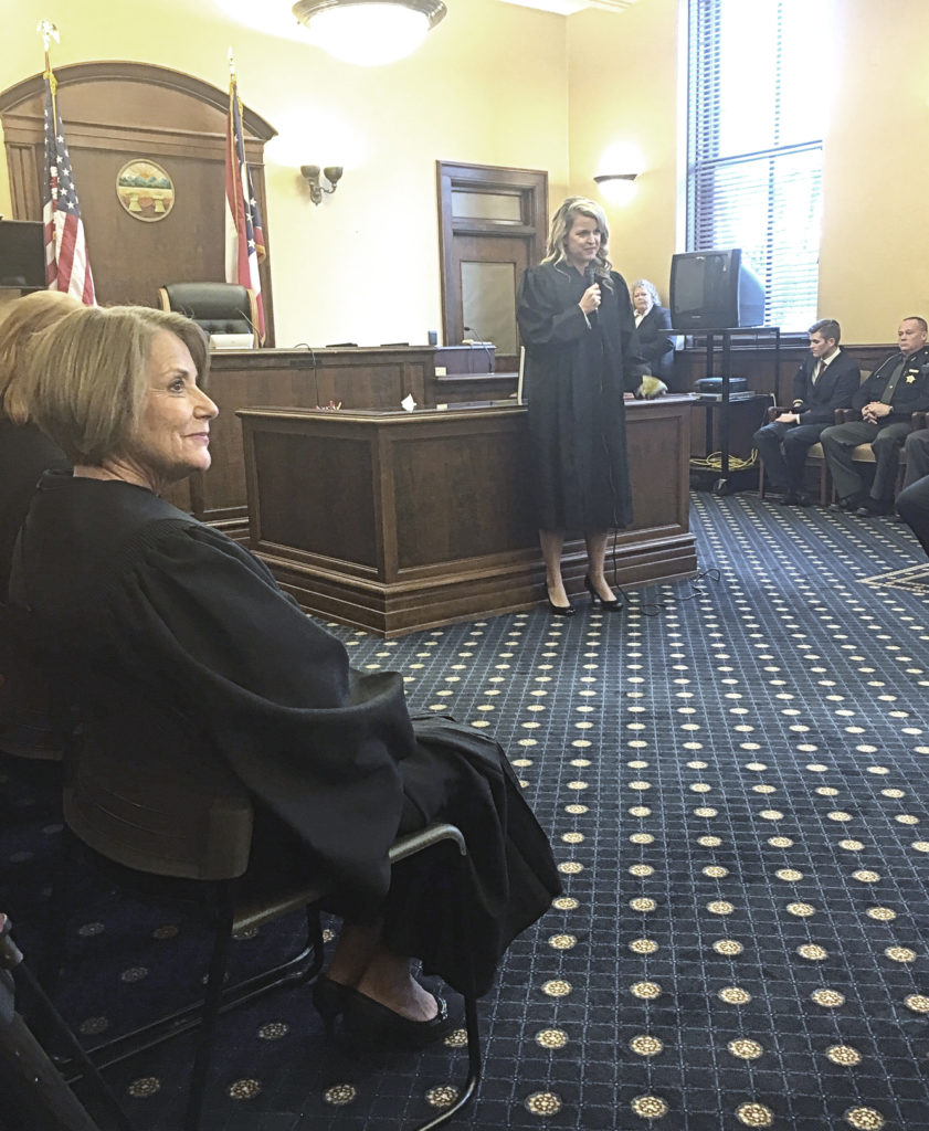 Megan Bickerton sworn in as judge - Salem News